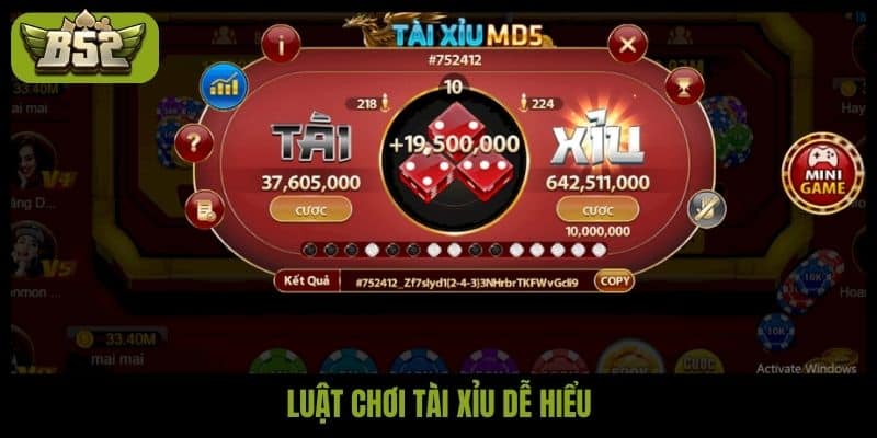 Luật chơi tài xỉu dễ hiểu