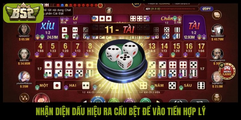 Nhận diện dấu hiệu ra cầu bệt để vào tiền hợp lý